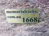 Memorial Rock Urn 1668 Large Double Brown