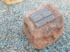 Memorial Rock Urn 1668 Large Double Brown