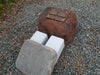 Memorial Rock Urn 1681 Large Double Brown