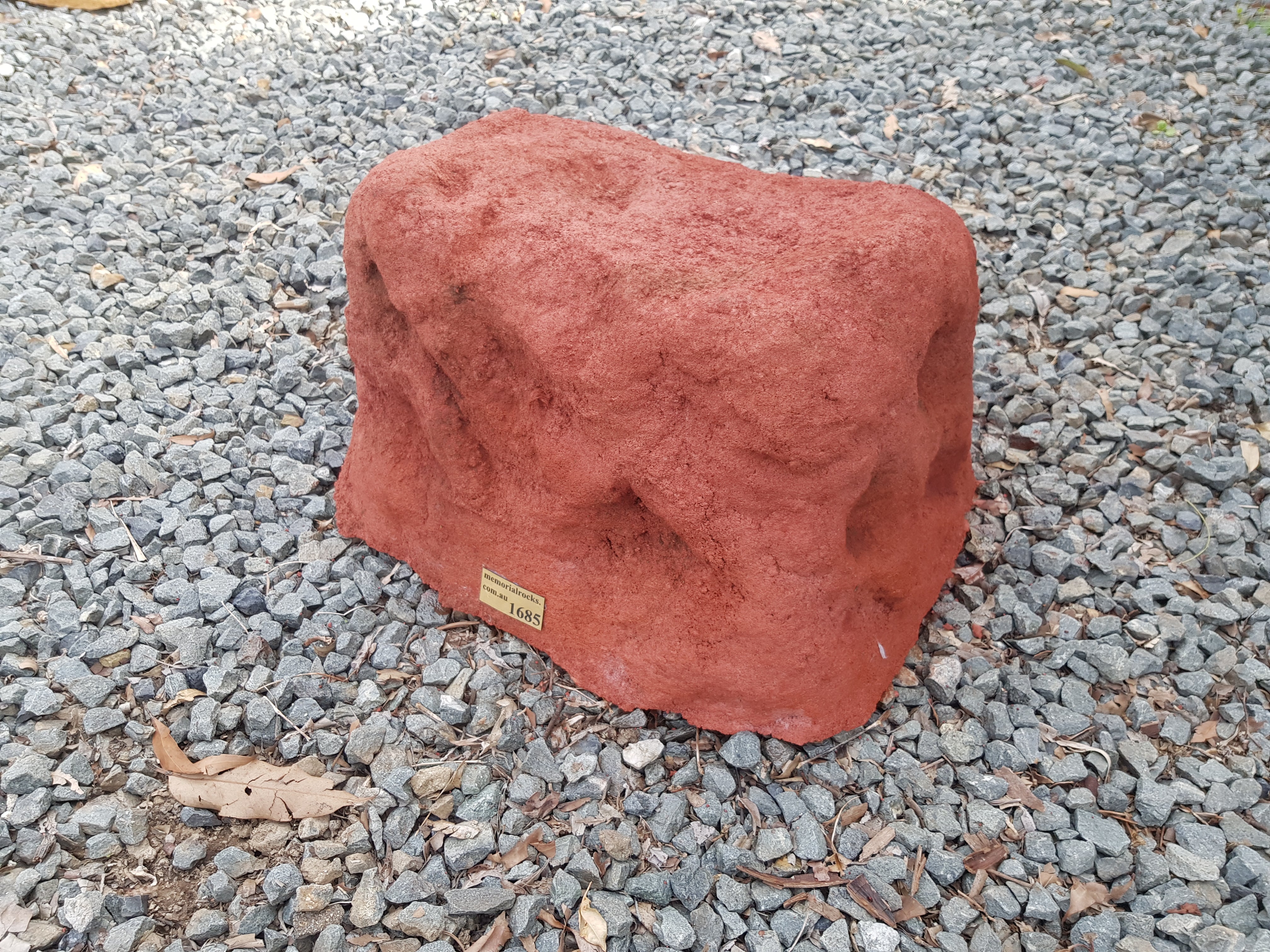 Memorial Rock Urn 1685 Large Red