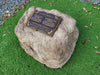 Memorial Rock Urn 1745 Large Double Natural Riversand