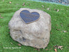 Memorial Rock Urn 1802  Large Double Natural Riversand