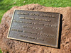 bronze plaque gold coast