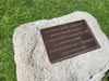 Memorial Rock Urn 1864 Medium White