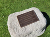 Memorial Rock Urn 1865 Medium White