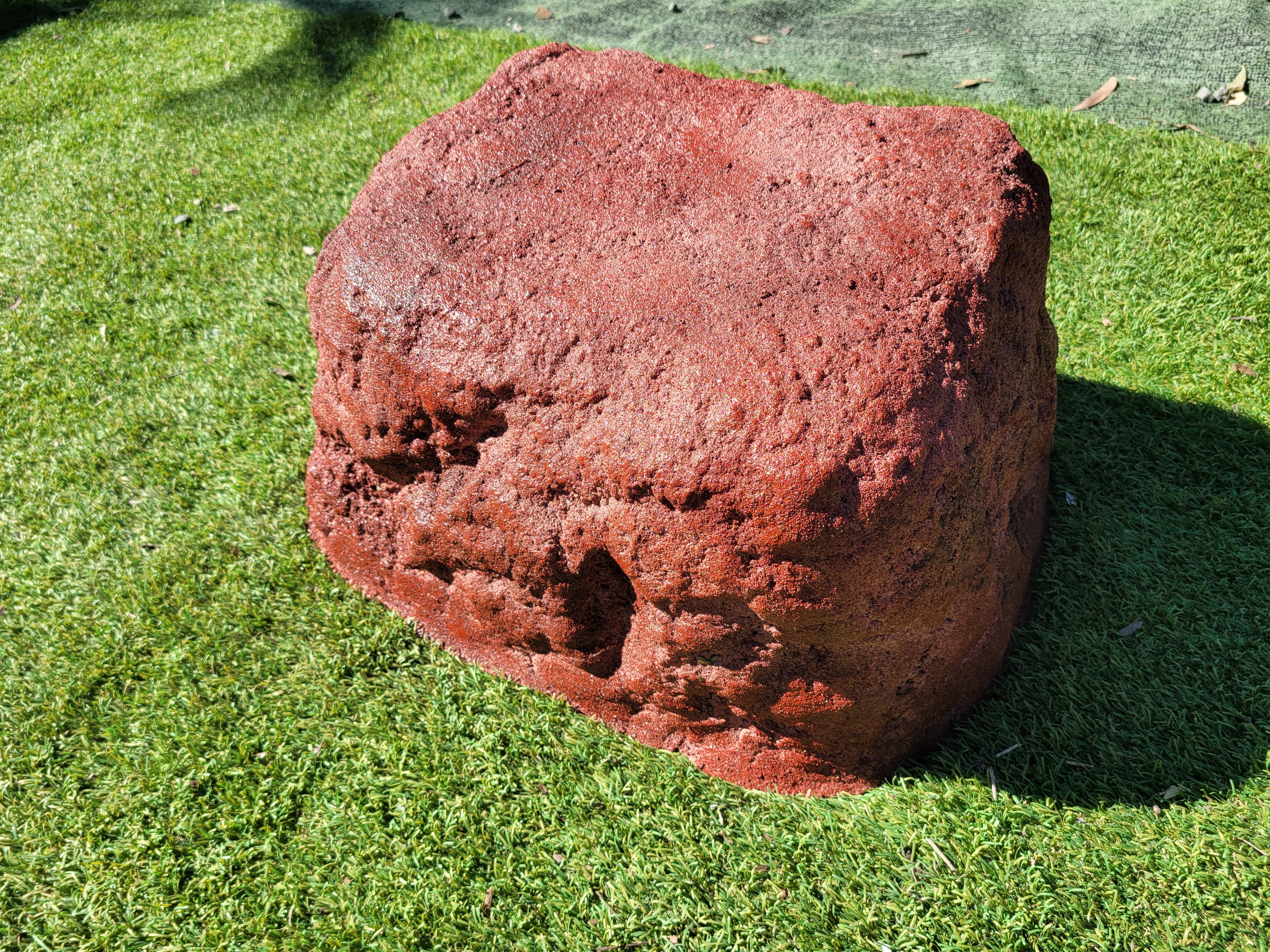 Memorial Rock Urn 1867 Large Double Pink / Red