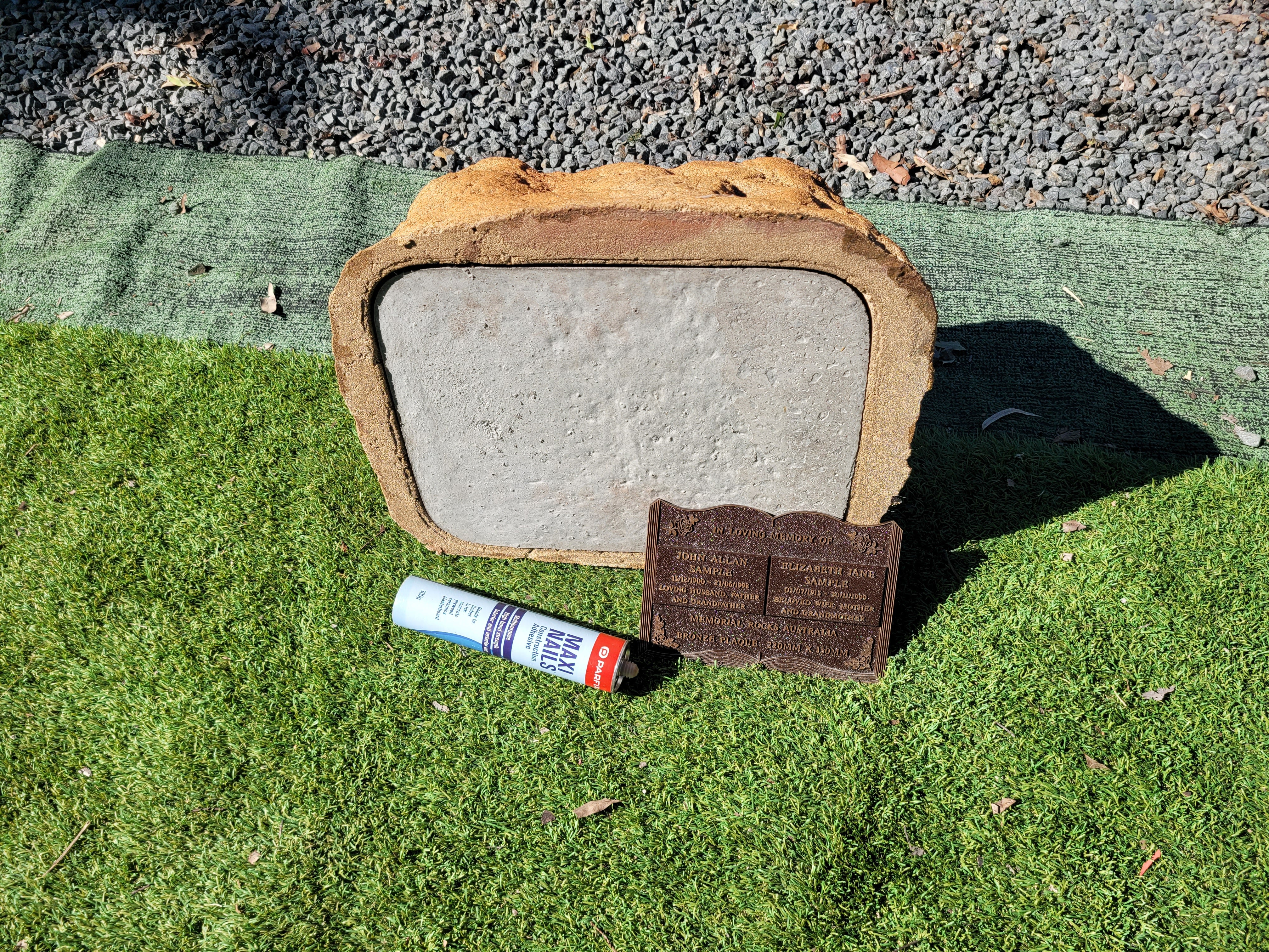 Memorial Rock Urn 1871 Large Double Sandstone