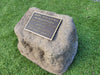 Memorial Rock Urn 1900  Large Natural Riversand