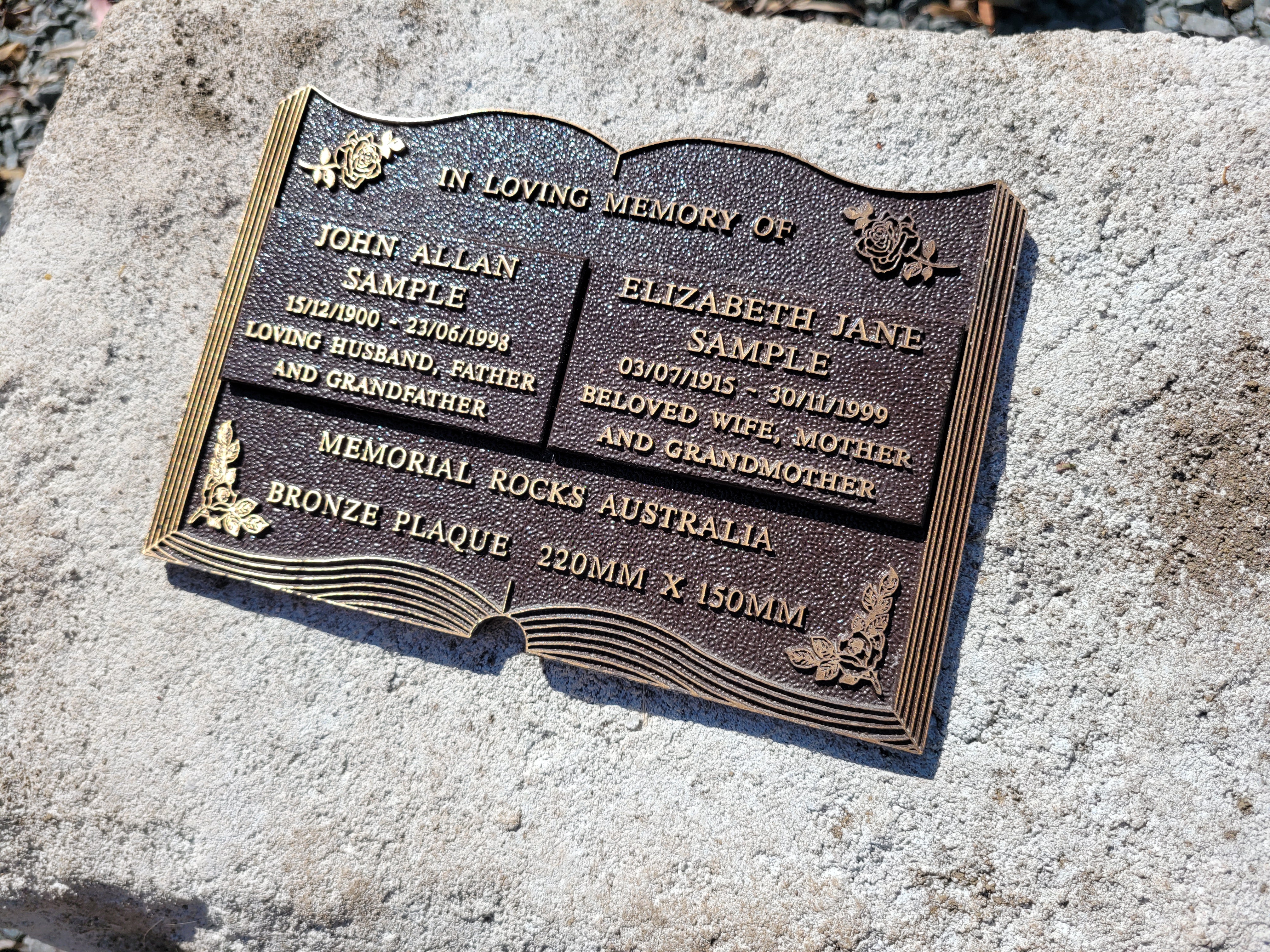 Memorial Rock Urn 1911 Extra-Large  Natural Riversand