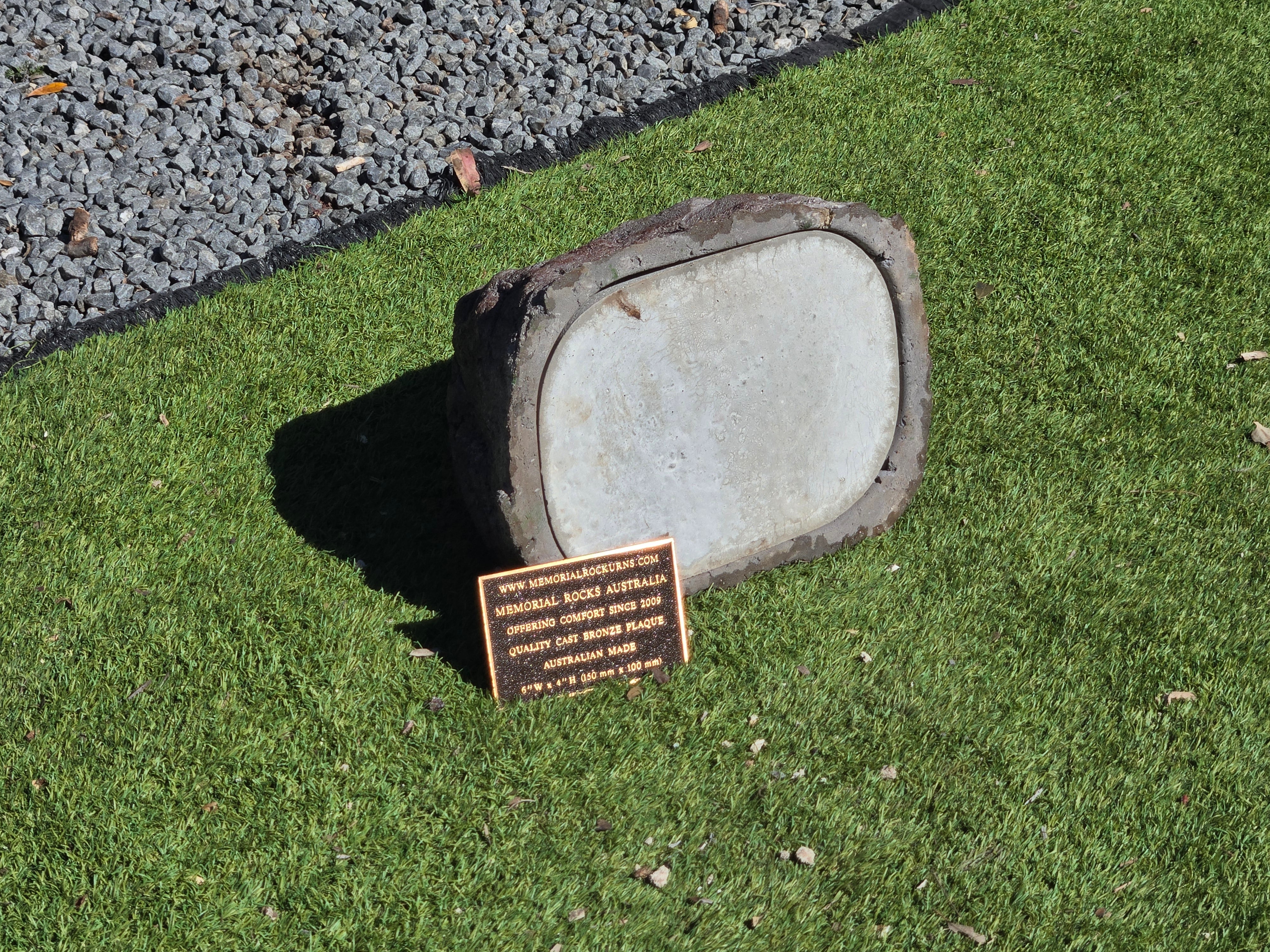 Memorial Rock Urn 2176  Medium Black