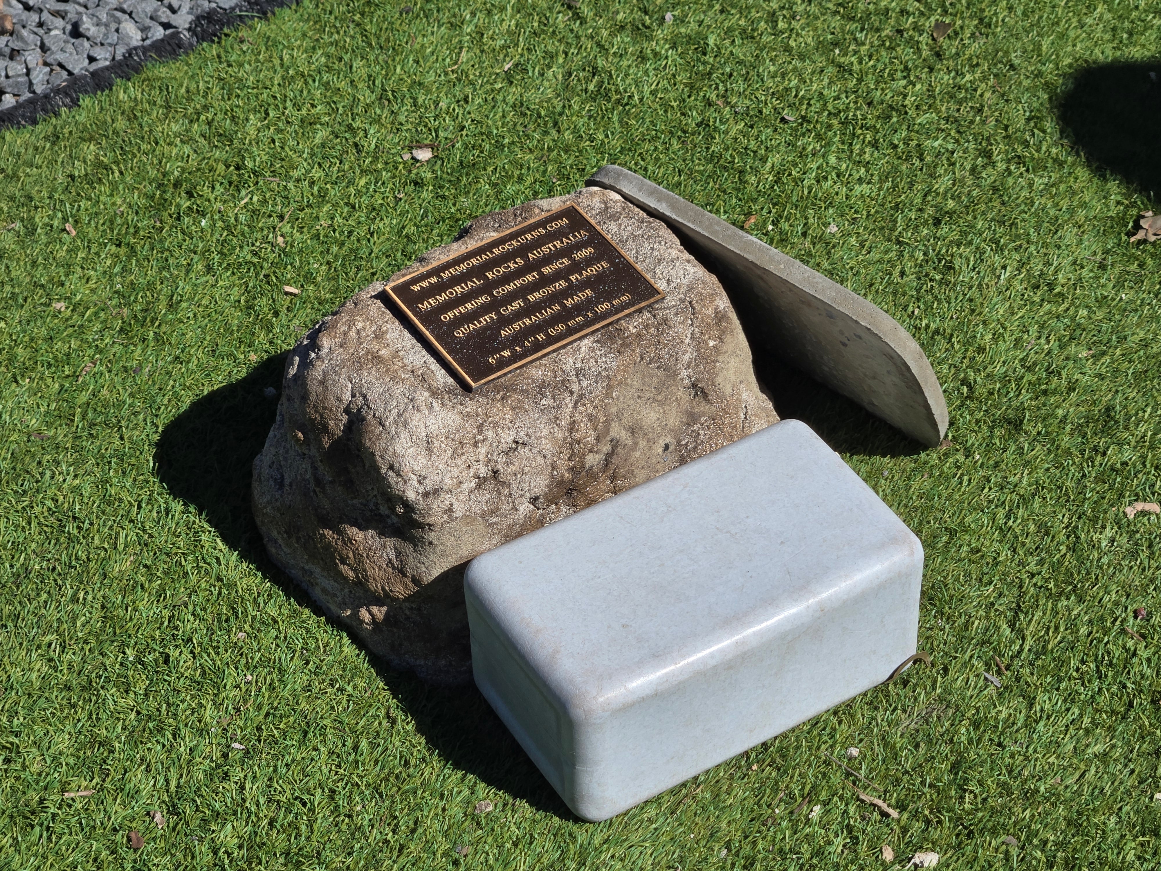 Memorial Rock Urn  2177 Regular Natural Riversand