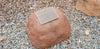 Large Double Memorial Rock Urn 1157  Brown