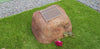 Large Double Memorial Rock Urn 1326  Brown