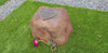 Large Double Memorial Rock Urn 1326  Brown