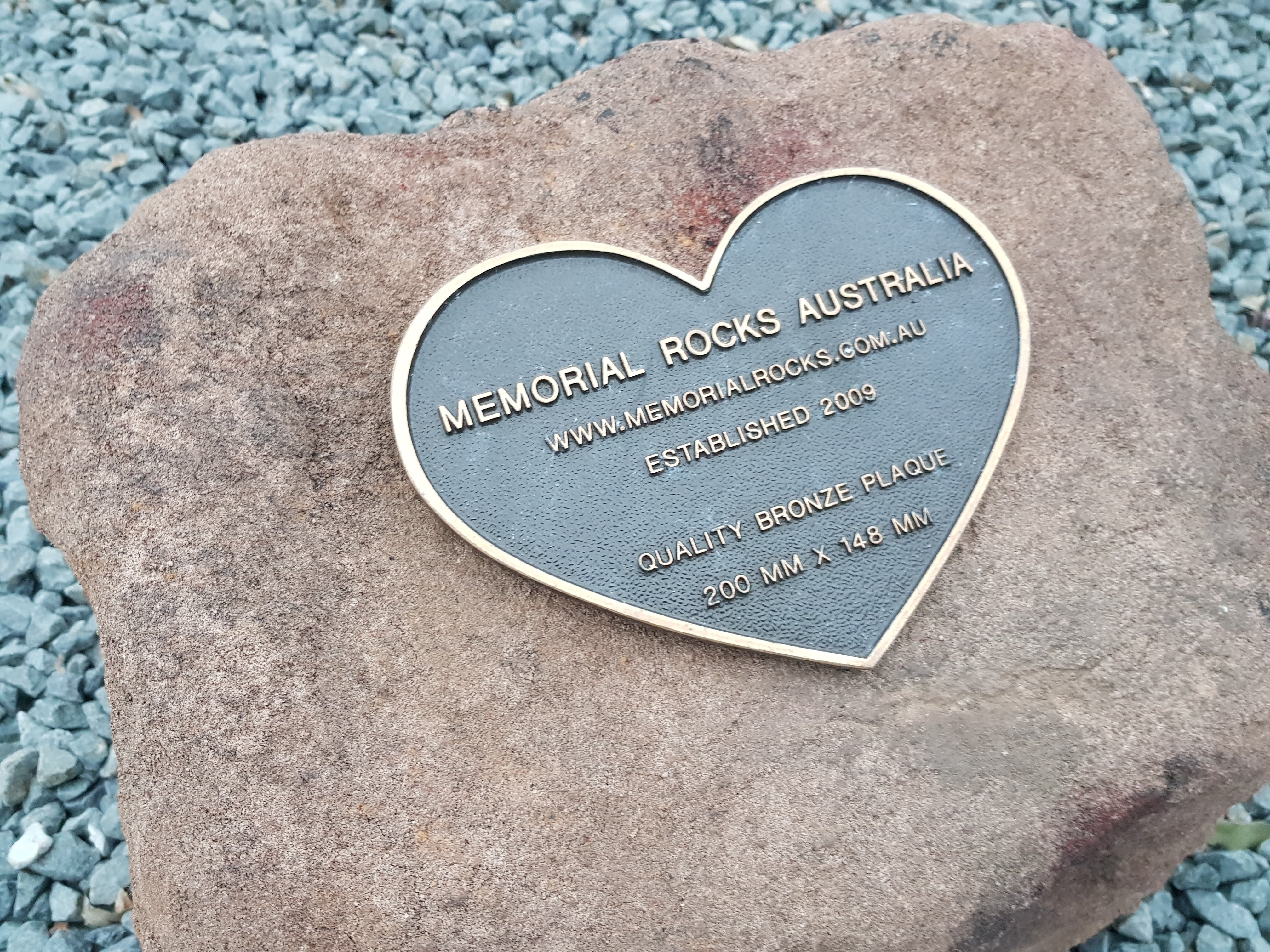 Memorial Rock Urn 1549 Large Double Brown