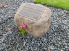 Memorial Rock Urn 1563  Regular. 200mm x150mm indent Novelty Natural Riversand