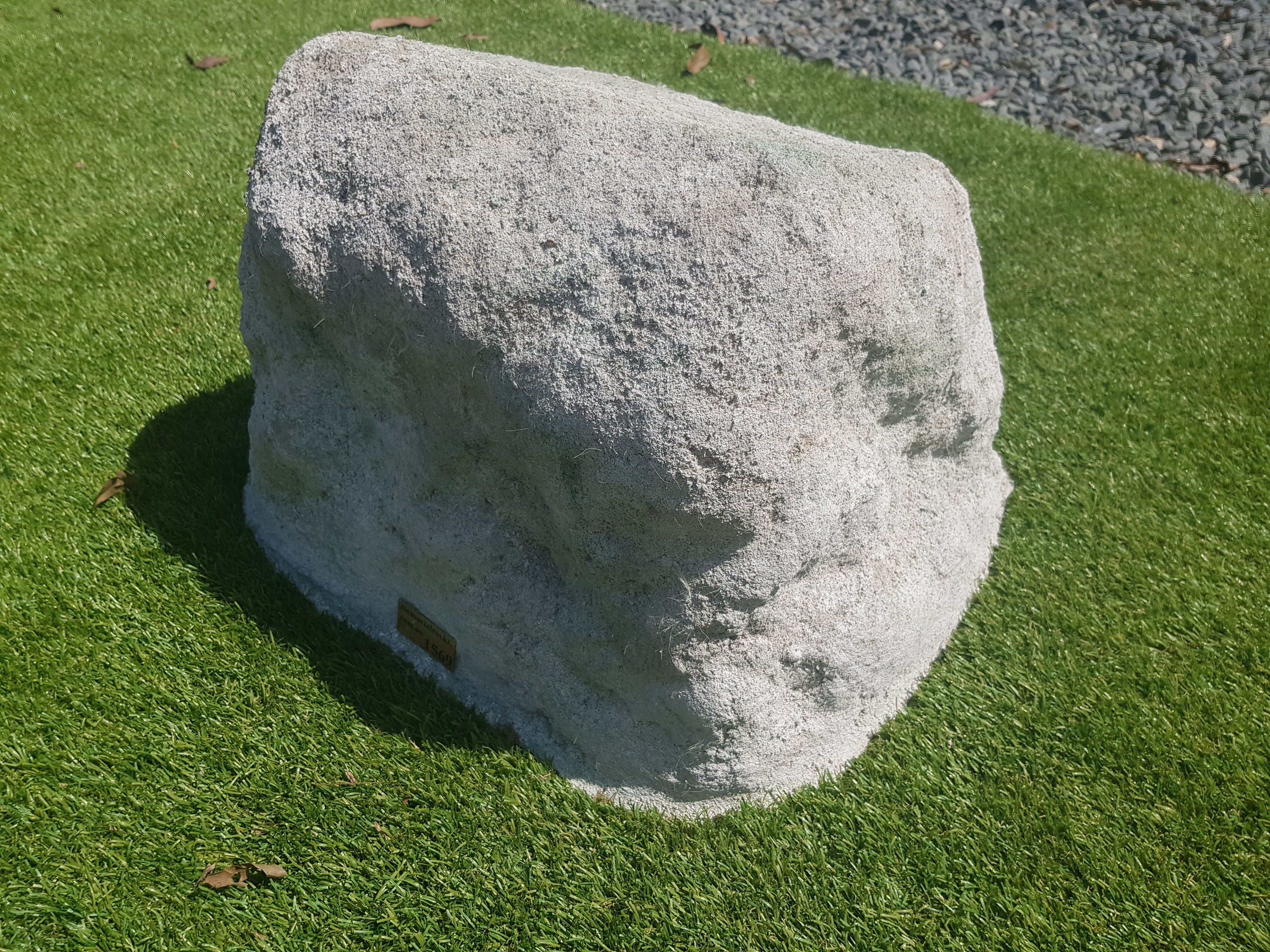 Memorial Rock Urn 1569 Large Double White