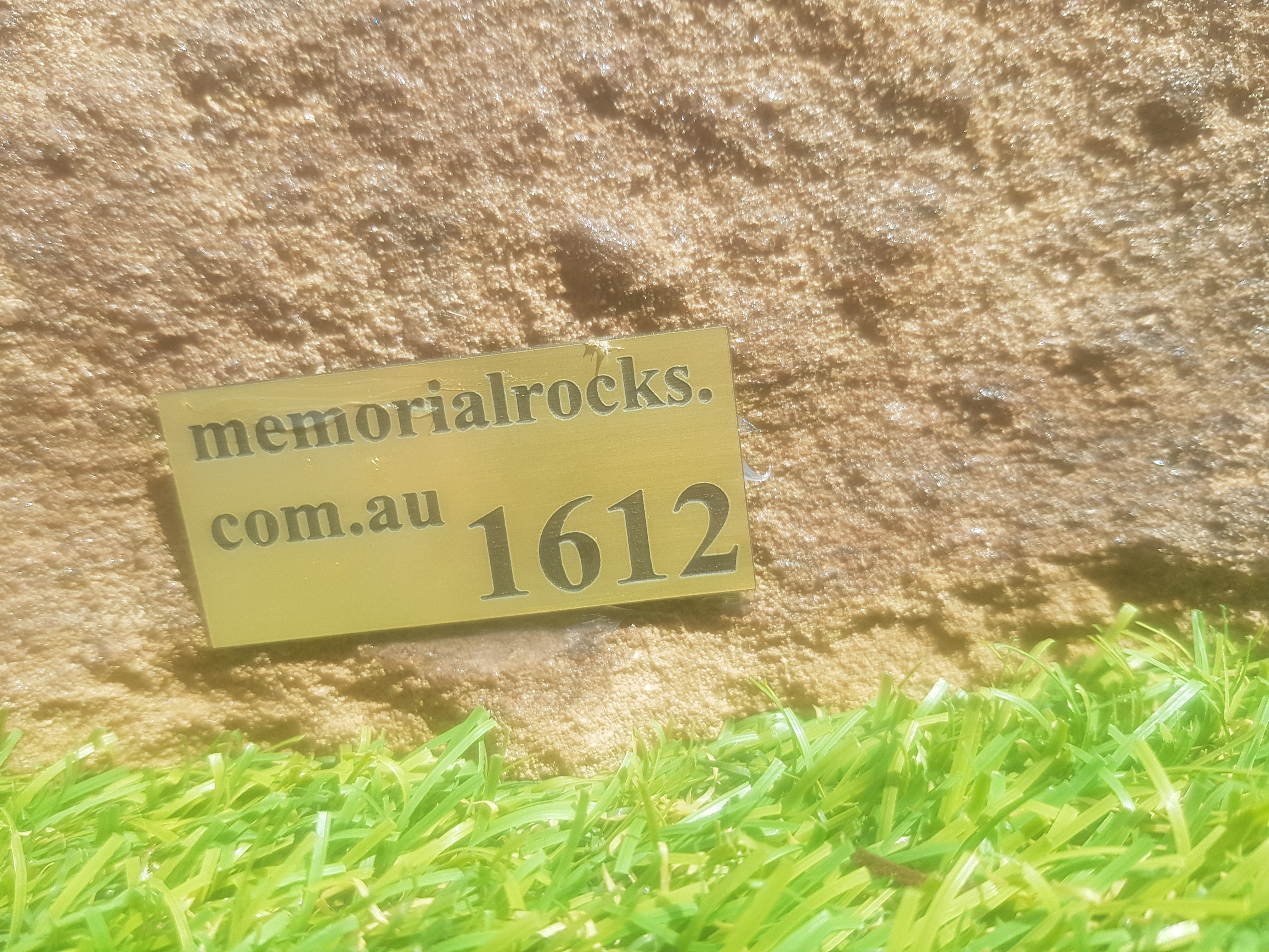 Memorial Paver Stone 1612  (Not an Urn) (plaque sold separately)