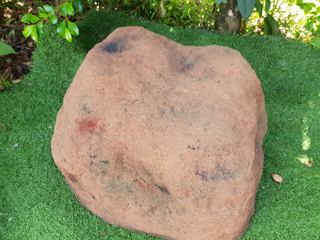 garden rock urn