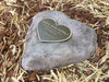 Paver - Memorial Heart Shaped Paver Stone 617 (Not an Urn) including 200mm x 150mm Bronze Plaque