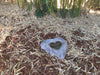 Paver - Memorial Heart Shaped Paver Stone 617 (Not an Urn) including 200mm x 150mm Bronze Plaque