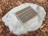 Paver - Memorial Paver Stone 638 (Not an Urn) including 200mm x 150mm Bronze Plaque