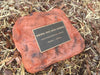 Memorial Paver Stone 759 (Not an Urn) Outback Red Series (not including plaque)