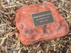 Memorial Paver Stone 759 (Not an Urn) Outback Red Series (not including plaque)