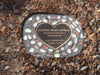 Novelty Memorial Paver Stone 785 (Not an Urn) Includes a quality 200mm x 148mm x 4.5mm Bronze Heart Plaque