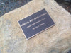 Memorial Rock Plaque 150mm x 100mm